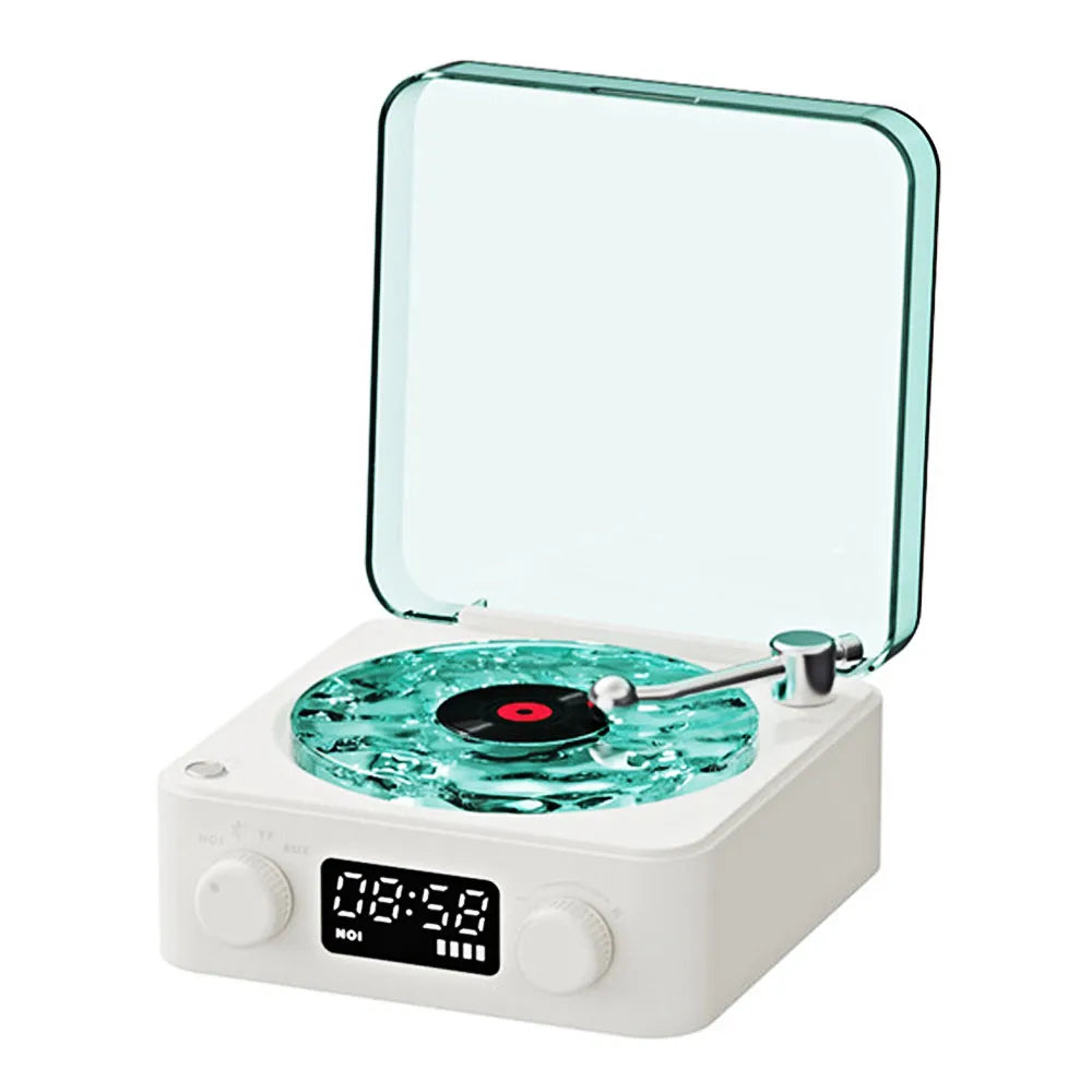 Mini Retro White Noise Bluetooth Speaker With RGB Lights