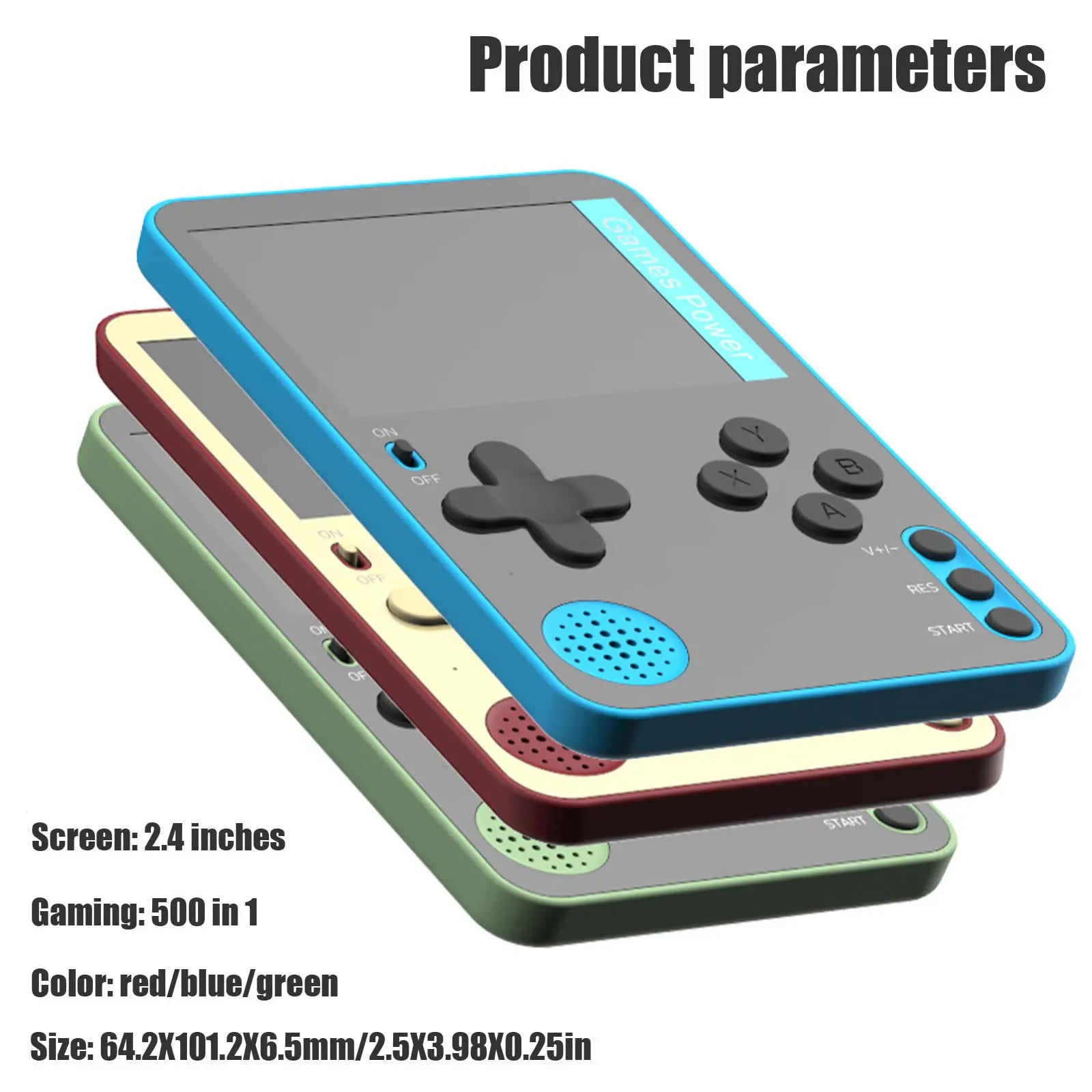 Light Wieght Handheld console 500 Games