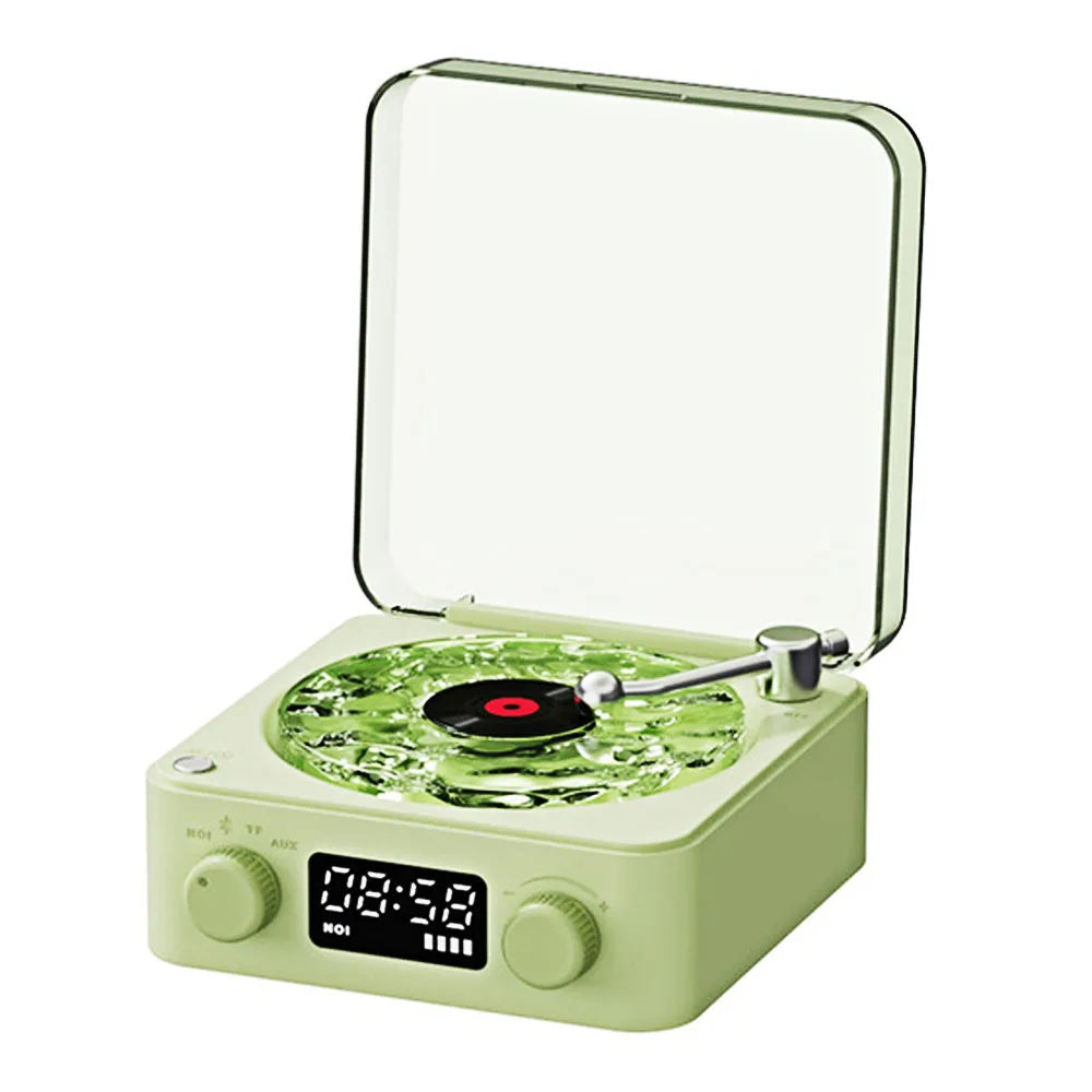 Mini Retro White Noise Bluetooth Speaker With RGB Lights