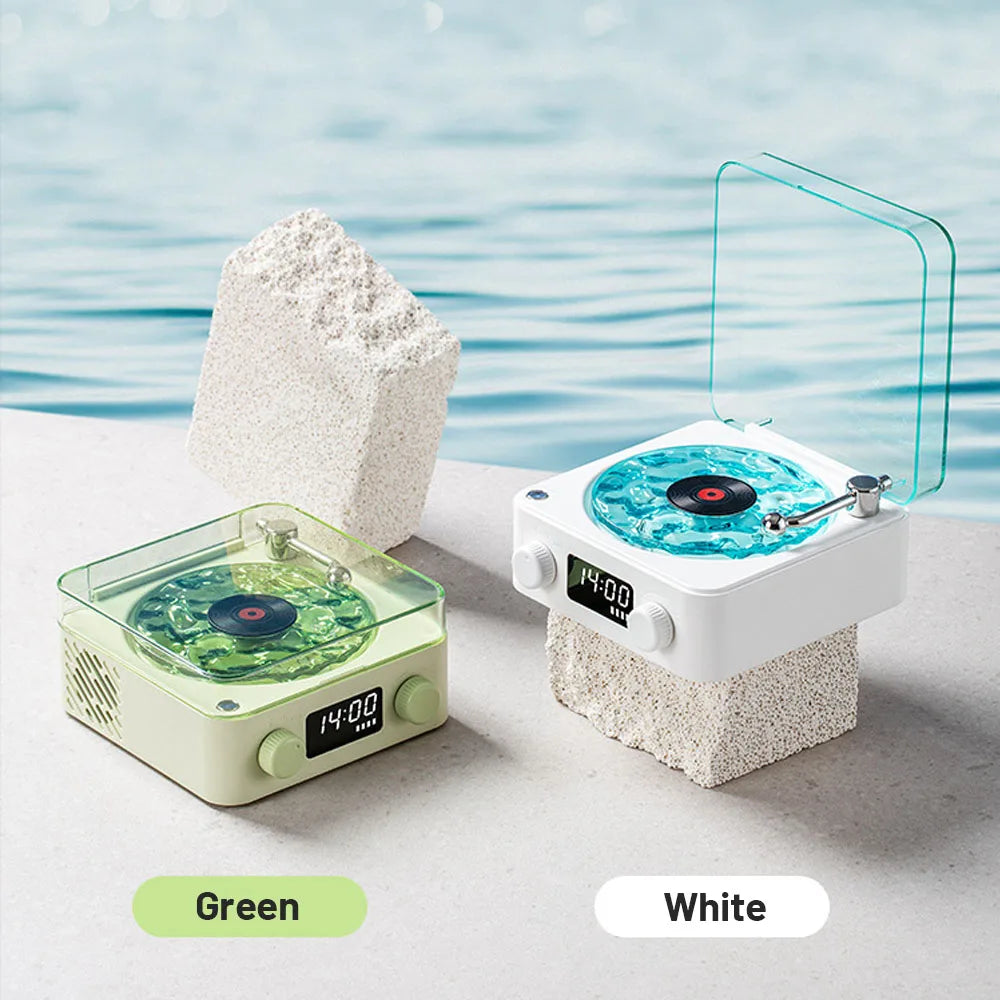 Mini Retro White Noise Bluetooth Speaker With RGB Lights